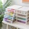 IRIS White 4-Drawer Desktop Plastic Drawer Organizer